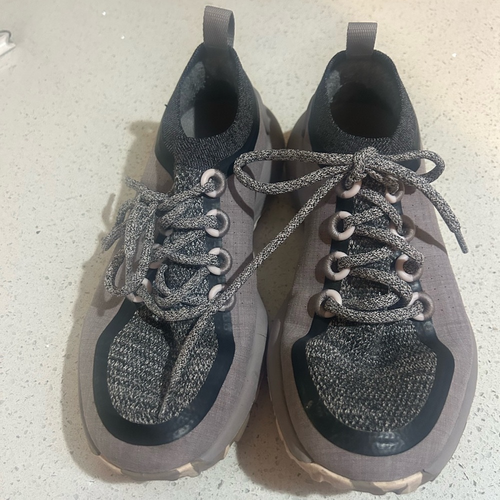 Women Black and Gray Athletic Shoes